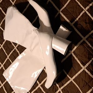 White Tall Boot Costume